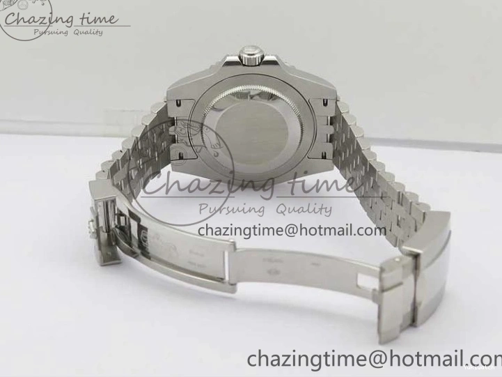 Jubilee Bezel Best II Blue Diamonds GMF Red SA3285 CHS Steel 904L Black On Dial V3 GMT-Master Bracelet Edition 0401